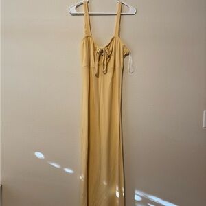 Lost and wander Elegant Yellow Maxi Dress